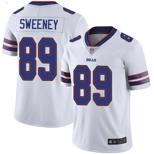 Men Buffalo Bills #89 Tommy Sweeney White Vapor Untouchable Limited Player NFL Jersey